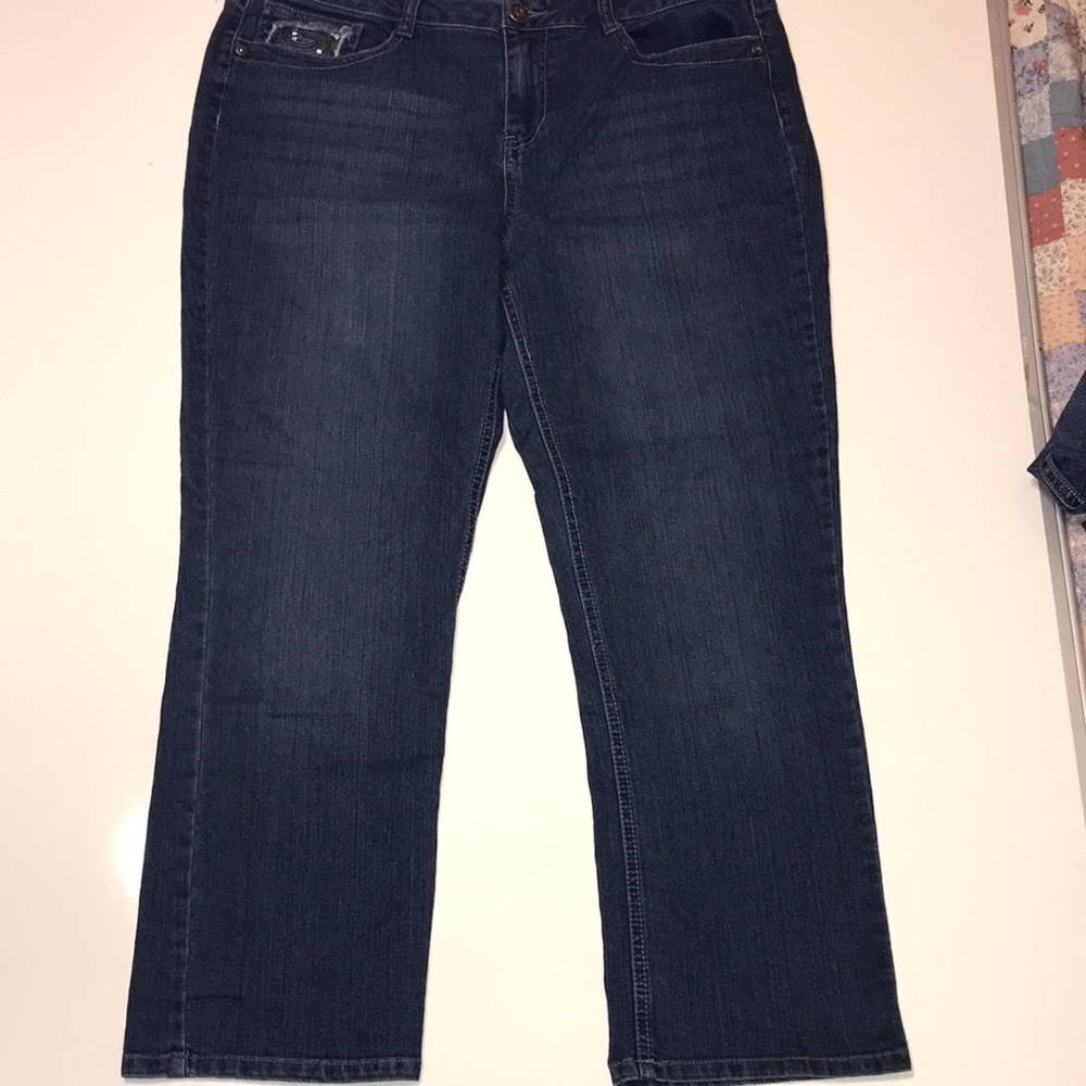 Apt 9 Capri Jeans Size 14